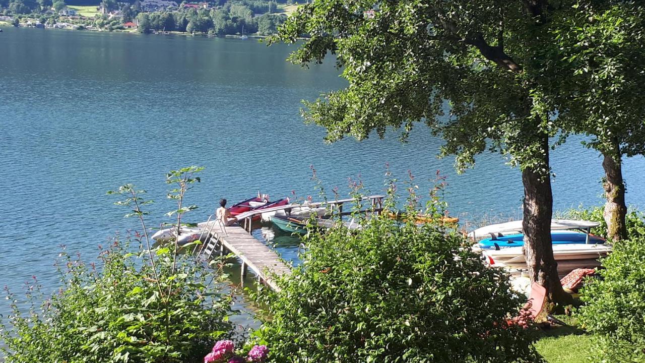 Anna Seeblick Appartement, Haus Haensel&Gretel Am Ossiachersee Mit Direktem Seezugang, Hallenbad Bodensdorf Luaran gambar