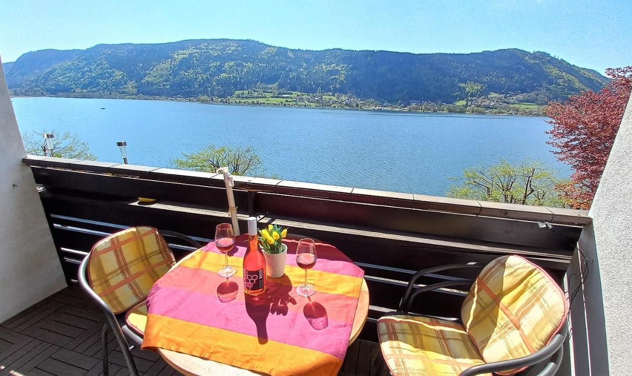 Anna Seeblick Appartement, Haus Haensel&Gretel Am Ossiachersee Mit Direktem Seezugang, Hallenbad Bodensdorf Luaran gambar