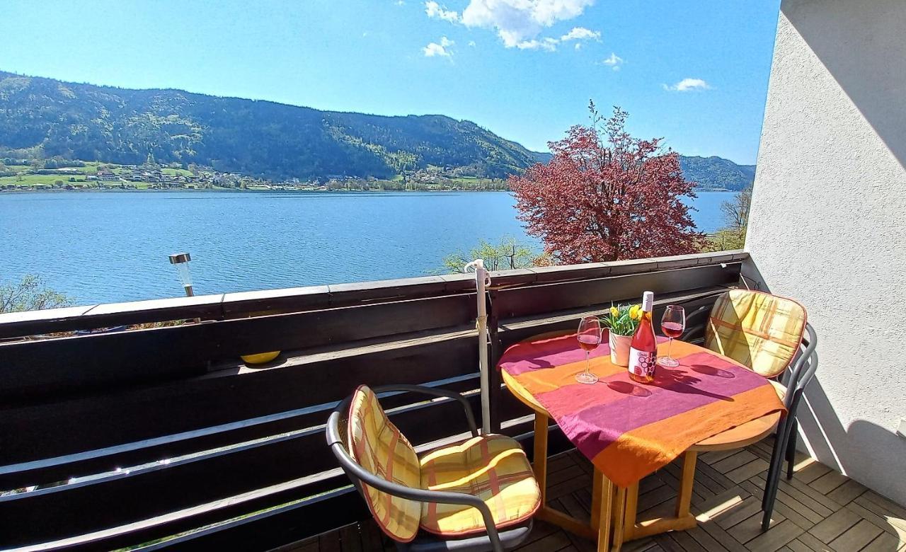 Anna Seeblick Appartement, Haus Haensel&Gretel Am Ossiachersee Mit Direktem Seezugang, Hallenbad Bodensdorf Luaran gambar
