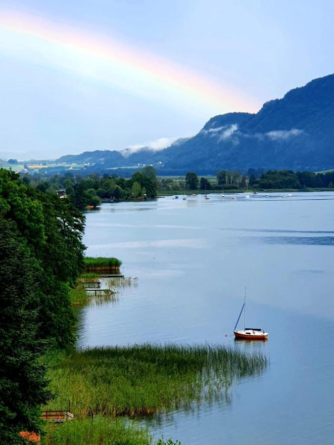 Anna Seeblick Appartement, Haus Haensel&Gretel Am Ossiachersee Mit Direktem Seezugang, Hallenbad Bodensdorf Luaran gambar
