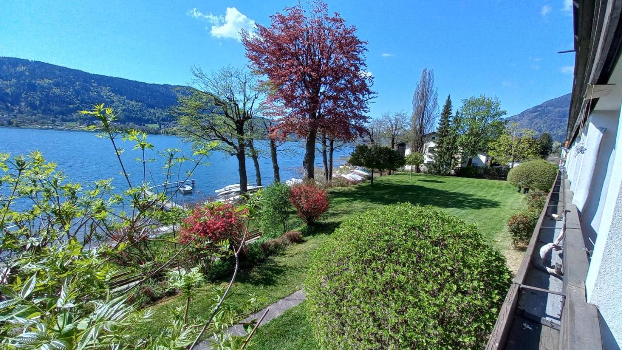 Anna Seeblick Appartement, Haus Haensel&Gretel Am Ossiachersee Mit Direktem Seezugang, Hallenbad Bodensdorf Luaran gambar