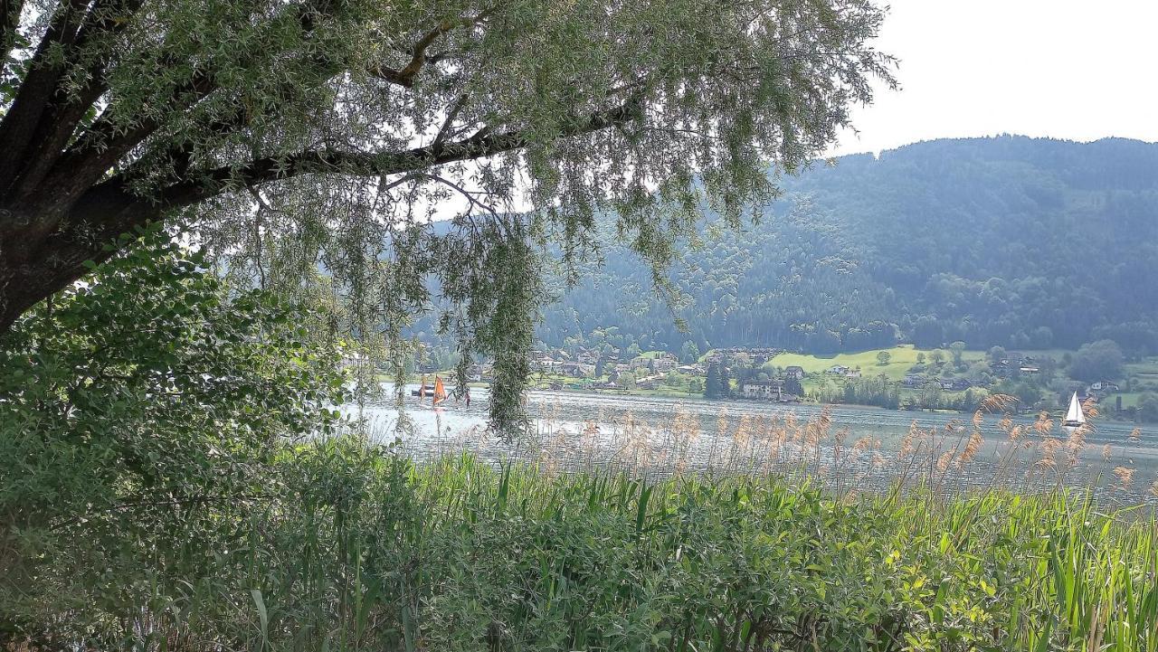 Anna Seeblick Appartement, Haus Haensel&Gretel Am Ossiachersee Mit Direktem Seezugang, Hallenbad Bodensdorf Luaran gambar