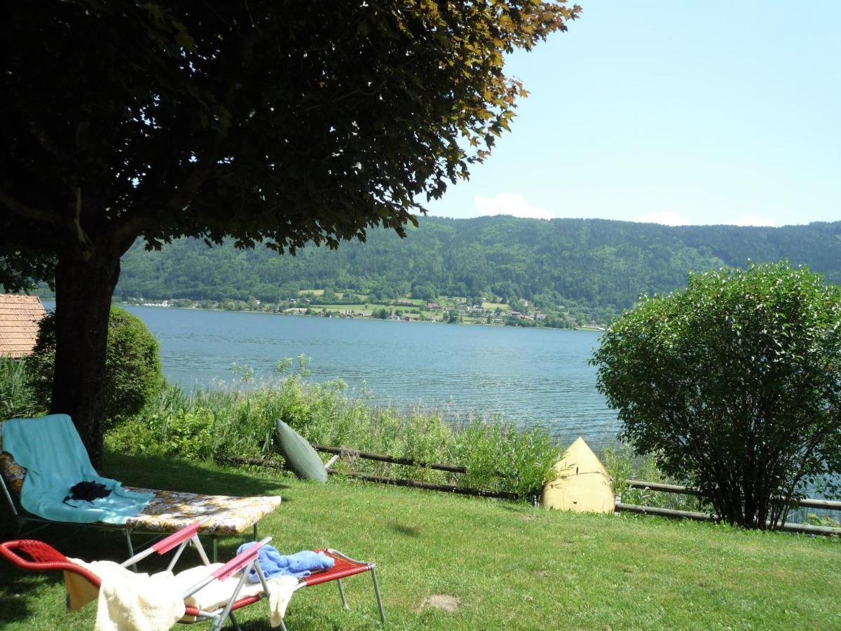 Anna Seeblick Appartement, Haus Haensel&Gretel Am Ossiachersee Mit Direktem Seezugang, Hallenbad Bodensdorf Luaran gambar
