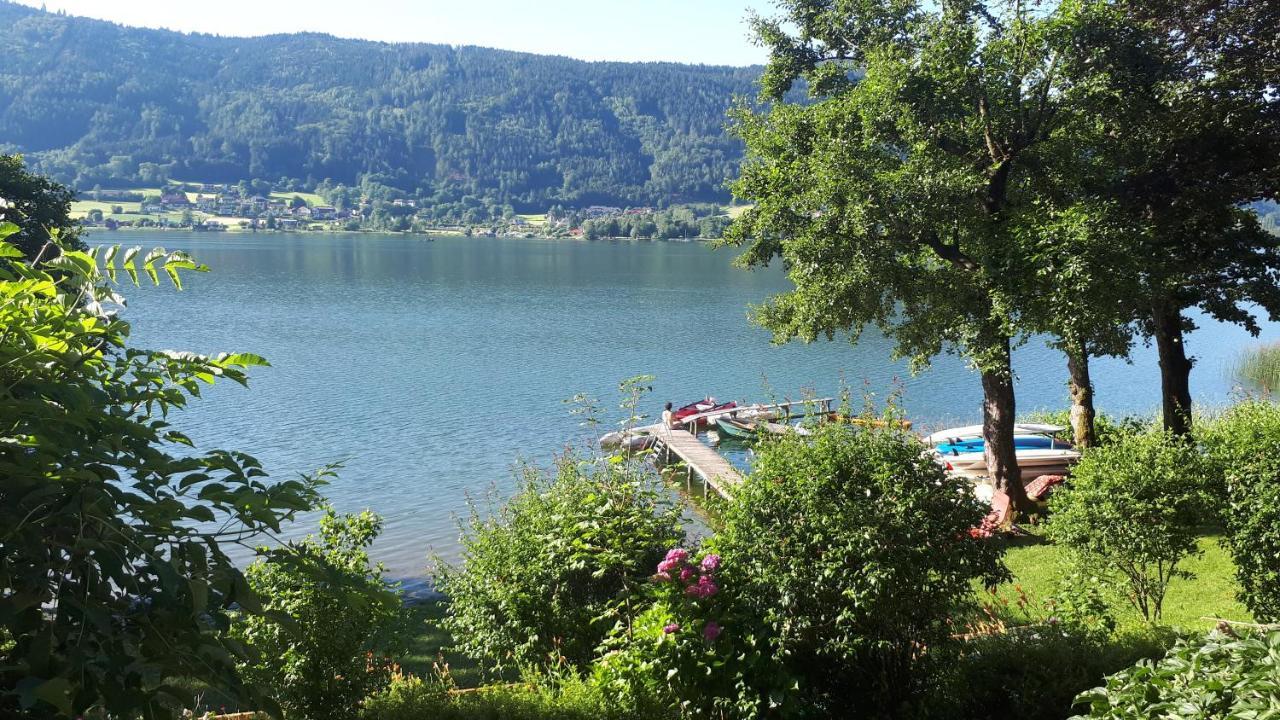 Anna Seeblick Appartement, Haus Haensel&Gretel Am Ossiachersee Mit Direktem Seezugang, Hallenbad Bodensdorf Luaran gambar